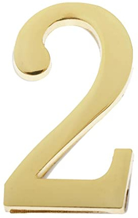 Amagogo Número Adhesivo de Metal Dorado Señal de Dirección Número de Puerta de Habitación Puerta de Hotel - #