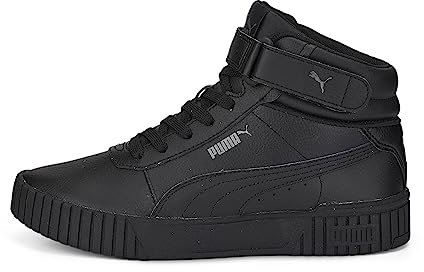 PUMA Damen Carina 2.0 Mid Sneaker, Black Black Dark Shadow, 38 EU