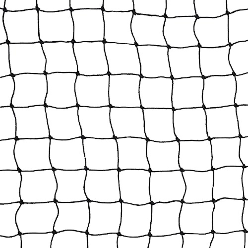 VOSS.farming Red de protección 10x20 m, Red de protección para Aves de Corral, Red de protección para garzas, Red para arriates, cobertor para estanques, Protección para estanques, Negro