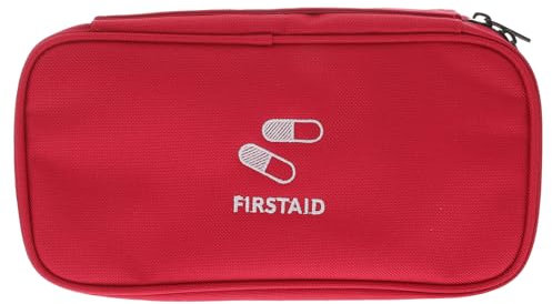 WATIIFUFU Notfall-trauma-tasche Erste Tragbarer Behälter Aus Oxford-material Netztaschen Innen Für Reisen Camping Und Outdoor-aktivitäten Rot