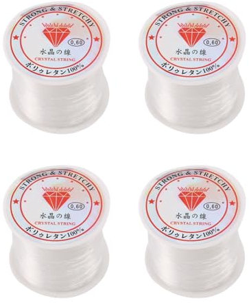 Lckiioy 4X 53Lbs 0.6mm Durchsichtig Klar Nylon Angeln Schnur Angelschnur Zielfischschnur