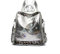 XINYASEE Frauen Rucksack, weiches Leder Mode Reisetasche, große Kapazität Rucksack, lässigen Stil, geeignet für die Schule, Einkaufen und Ausgehen. (Silber-M)