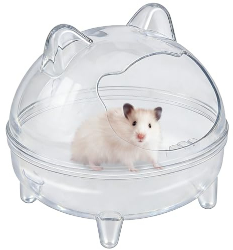 JSMTKJ Baignoire pour Hamster, boîte de Bain de Sable pour Hamster Sable pour Hamster, conteneur de Bain pour Tous Les Petits Animaux de Compagnie, Hamsters, écureuils