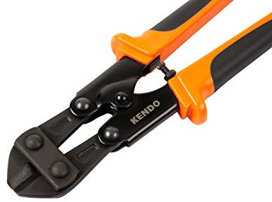 KENDO Mini Bolzenschneider - 200 mm - Schneidleistung: Materialen bis Ø 4 mm - Gehärtete Schnittkanten - Ergonomischer 2-Komponentengriff
