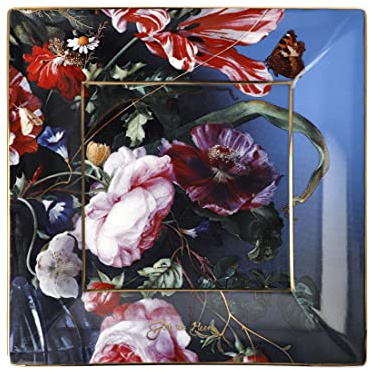 Goebel Schale Jan Davidsz de Heem Sommerblumen Dekoschale Artis Orbis aus Bone China hergestellt, Maße: 16 x 16 cm, 67-061-63-1