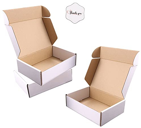 Shipping Boxes, 9x6x4 Which is Anti-Impact Come with Exquisite Sealing Label.Suitable E-Commerce Packaging, Shipping Packaging.