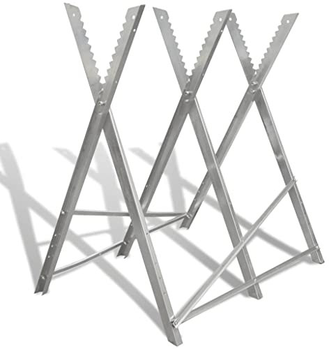Home Products Chevalet de sciage galvanisé pliable pour travail du bois