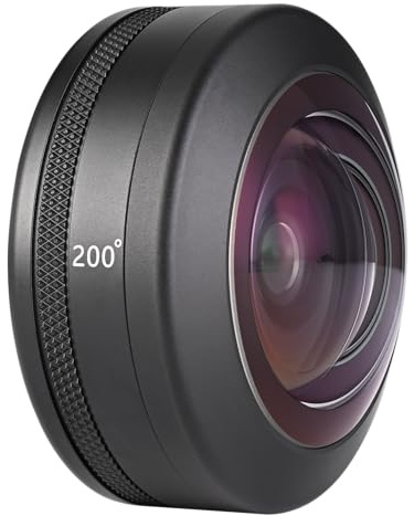 Kase 3rd Generation 8mm Fisheye Lens III Optical Glass Compatible with iPhone Kase M17 Mount Cases