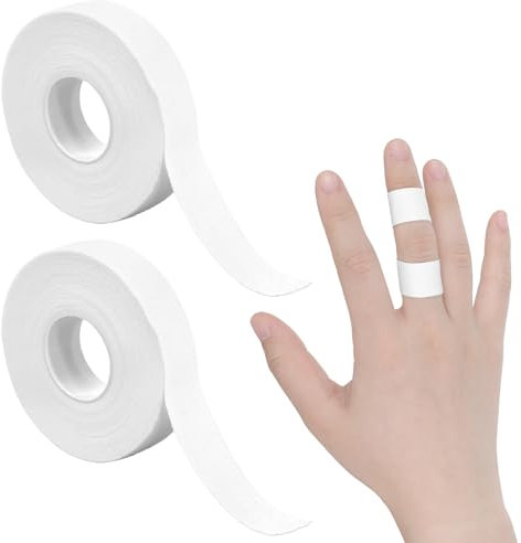 AOZUO 2 Rollen Tape Sport,1,5cmx10m Kinesiotapes,Kinesiologie Sport Tape Sporttape Tapeverband Selbstklebende Sportbandage Kinesiotape Hautfreundliche Wasserfest für Muskel Fußball Klettern Sportarten