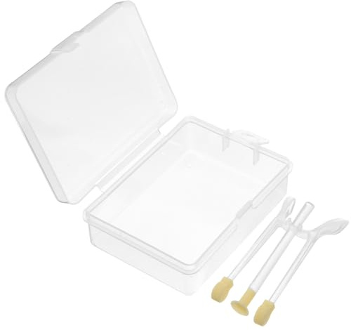 WOFASHPURET Succión de Silicona Extractor de Lentes Portátil Ventosa para Lentillas Amarilla Útil para Quitar Insertar Lentes de Contacto