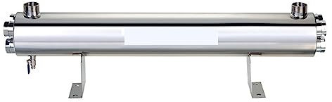 ZKLGS Impianto ad osmosi inversa, SS304 48 GPM 220W Sterilizzatore ad Acqua UV SSV-5925-4P di infezione UV Dis, Sterilizzatore for Troppo Pieno for Il Trattamento dell'Acqua