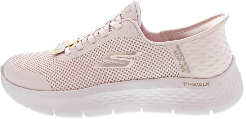 Skechers GO Walk Flex Grand Entry - Tenis para Mujer, Color Rosa Claro, Talla 6