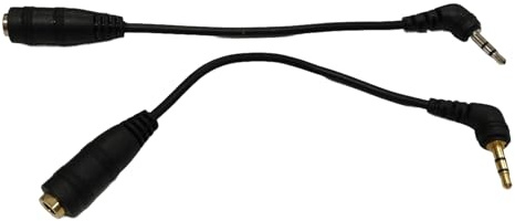 WKabnkn Cavo di prolunga audio da maschio 2,5 mm a femmina da 3,5 mm con schermatura anti-interferenza per un facile collegamento e portabilità