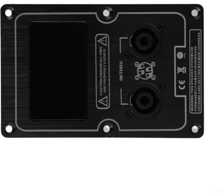 Väggplatta högtalare terminal infälld montering aluminiumhölje för PA-lådor subwoofer kabeldragning elektrisk installationsbox 145 x 90 mm