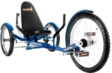 Mobo Cruiser Triton Pro Adult Recumbent Trike. Pedal 3-Wheel Bicycle. 16 Inches. Adaptive Tricycle for Teens to Seniors