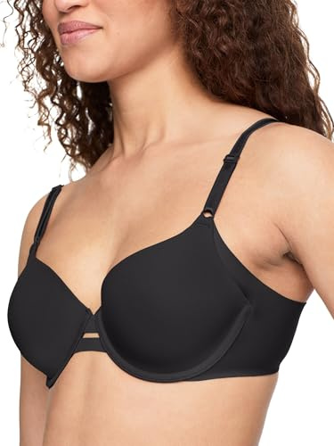 Warner's Women's Blissful Benefits NO Side Effects Underwire Bra, Black, 36C