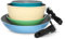 KASANOVA Young Induction Cookware Set with Detachable Handle, Non-Stick Cookware and Pan Set for Cookers, Induction and Oven, with 2 Pans, 2 Pots and 2 Detachable Handles