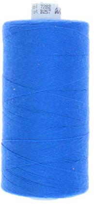 1000 Meter Nähgarn Stärke 30 50 80 120 (7282 - blau, Stärke 50 - Jeans & Leder)