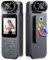 Camnoon Telecamera corporea 1080P con registrazione audio e video Mini telecamera indossabile con videocamera, obiettivo girevole a 180°, visione notturna con clip posteriore magnetica