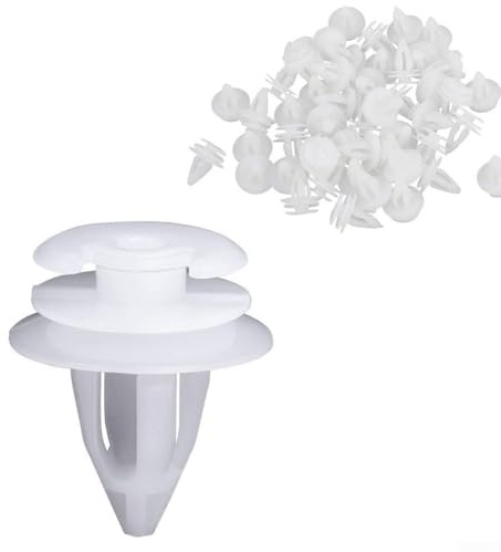 SiSinkal Lot de 50 100 Clips de Rechange en Plastique pour Panneau de Porte intérieure BMW Série 3 E36 E46 E39