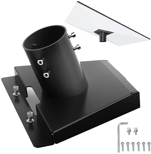 Starlink Gen 3 röradapter, Starlink Gen 3-fäste, robust Starlink Masthållare, rostfri, väderbeständig, Starlink Pole Mount Adapter för takinstallation, lämplig för max. 4,2 cm stänger