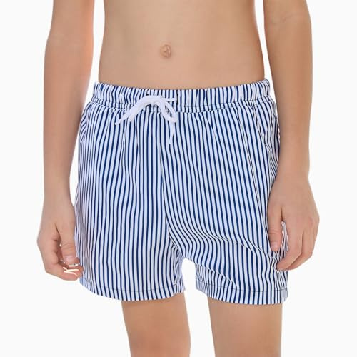 Vorvowry Maillot de Bain Enfant Garcon Été Séchage Rapide avec Cordon Short de Bain Garçon pour Piscine Plage et Vacances