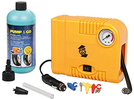 Kit riparazione pneumatici tubeless elettrico 12V