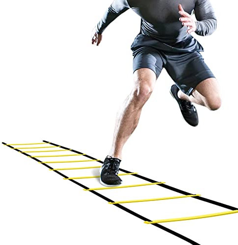 GHB Agility Ladder Speed Ladder 6M 12-Rung for Kids Adults Football Speed Training