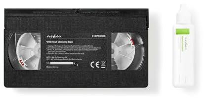 Ex-Pro VHS Cleaning Cassette Tape with fluid