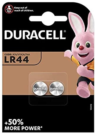 LR 44 / AG 13 / V 13 GA Duracell 2BL; Knopfzelle Alkaline - 2Stk. Blister; Duracell - AG13, LR44, LR1154, V13GA, 4276