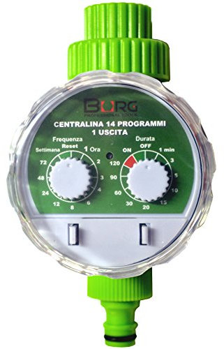 CENTRALINA 3/4” IRRIGAZIONE AUTOMATICA 14 PROGRAMMI ACQUA GIARDINAGGIO GIARDINO