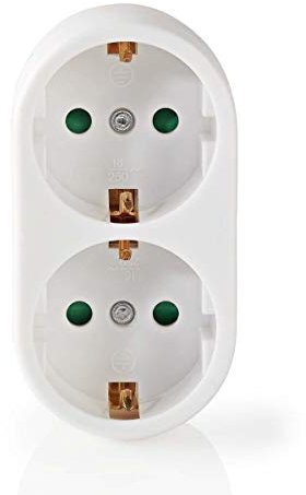 Nedis Presa di corrente splitter Contatto con protezione