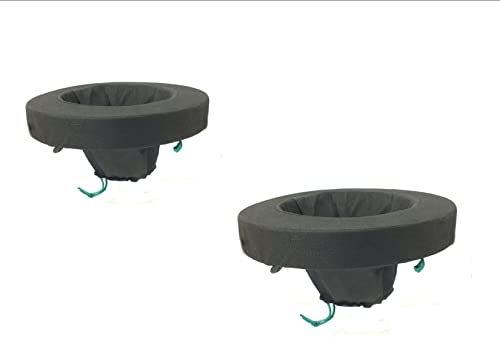 PondH2o Floating Aquatic Water Garden Pond Planter Basket, Floating Plant Baskets Kit 35cm & 26cm Round, Floatable Aquatic Water Garden Pond Plant Islands for Ponds and Water Features | Value 2 Pack