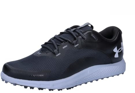 Under Armour Charged Draw 2 SL Mens Golf Shoes Black/Grey 10 (45)