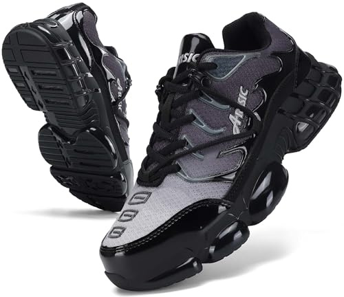 KCVTD Scarpe con punta in acciaio per le donne scarpe da lavoro di sicurezza leggere antiscivolo scarpe da lavoro comode punta composita antiscivolo scarpe da ginnastica casual da passeggio, Grigio