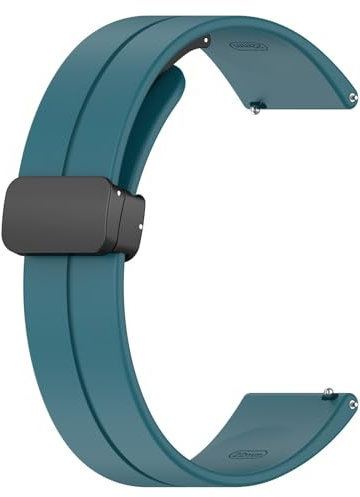 Sport Magnetisch Armbänder für Garmin Venu 3S / Venu 2S Armband Damen Herren, Magnetverschluss Silikon Weiches Uhrenarmband Sport Verstellbares Ersatzband für Garmin Venu 3S/Venu 2S