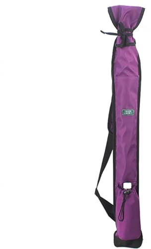 Borse per spada in tela impermeabili,zaino con tracolla regolabile,borsa da trasporto multifunzionale per esterni per spada tai chi di arti marziali,katana,bokken,canna da pesca,ombrello (nero/viola)
