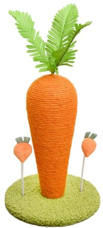 Cat Scratching Post | Carota Scrather Post Sisal | Gratta Post Verticale Artiglio Albero Gatto per Piccoli Gatti
