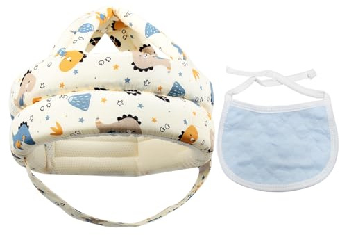 1 Babykopfkappe, 1 Speichelhandtuch, Babykopfschutz, Babykindmantelhut, Wasserdichtes Und Schmutziges Speichelhandtuch, Neugeborene.