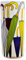 Multi Coloured Brolly Ceramic Umbrella Stand