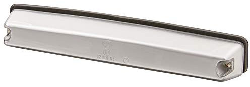HELLA 2KA 001 610-001 Kennzeichenleuchte - Kennzeichenbeleuchtung - Anhänger - Halogen - 12V - Anbau/Schraubanschluss - ECE - Lichtscheibenfarbe: glasklar - links/rechts/außen - Menge: 1