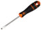 Bahco B190.040.100 Tournevis à Lame Forgée pour Vis à Fente, Multicolore, 4 x 0.8 x 100 mm