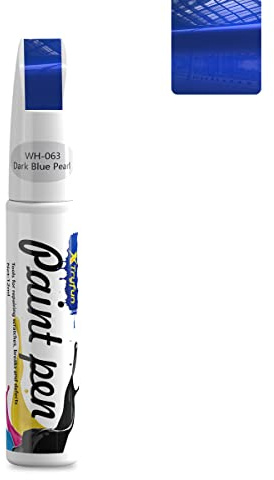 XTryfun Touch Up Paint for Cars Paint Scratch Repair, Waterproof Auto Scratch Remover Pen (Dark Blue Pearl)