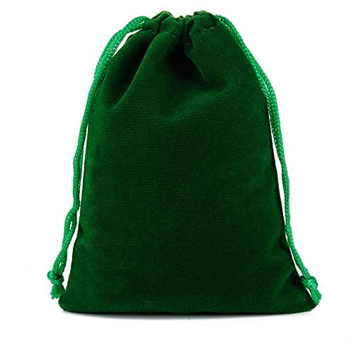 TMTGTS 10 bolsas de terciopelo con cordón, 15 x 20 cm, bolsas de regalo grandes, para bodas, fiestas, joyas, favores de Navidad, bolsas de terciopelo reutilizables