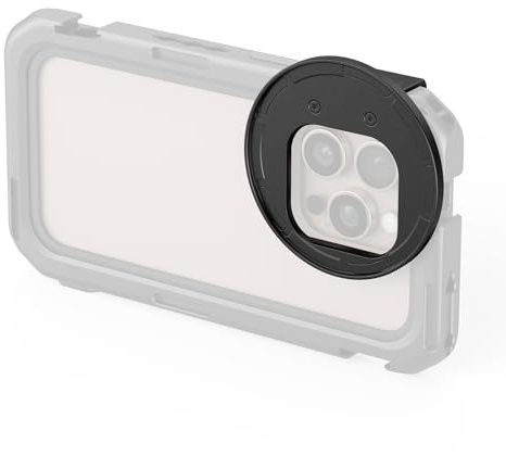 SMALLRIG Adaptateur de Filtre magnétique 67 mm, Version à Montage latéral, Anneau de Filtre d'objectif de téléphone à dégagement Rapide, pour iPhone 16 Pro Max Cage 5006/16 Pro Cage 5008-5010