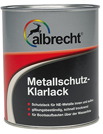 Albrecht Métal de protection Vernis transparent 750 ml, incolore, 3400606500000000750