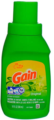 Gain, Original Laundry Detergent, Two 10 oz. Bottles
