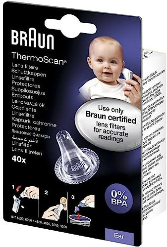 Braun ThermoScan LF 20 Hygiene cap Spar-Set 3x40Stück. Schutzkappe für Ohrthermometer. Sicher und hygienisch.