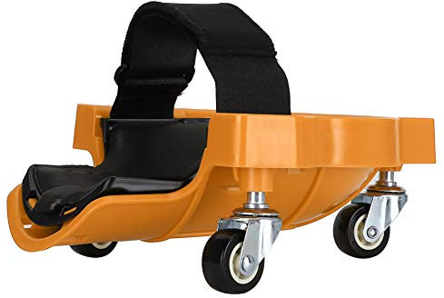 banapo Knieschoner mit Rollen für Arbeitsersparnis KneeBlade Sicherheitsgurt Gliding Wheeled nicht braun (Gelb)