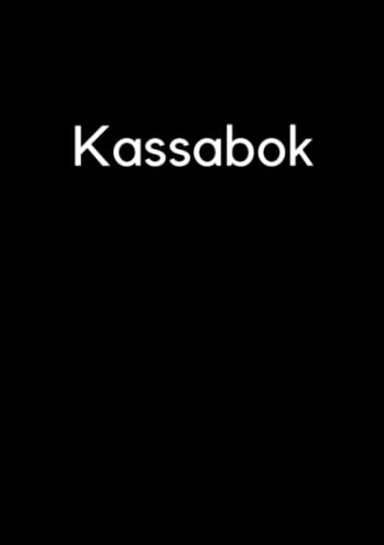 Kassabok: Svenska Kassabok för Inkomster - Utgifter | (+3200 transaktioner) 110 Sidor - A5 - 14.8 x 210 cm